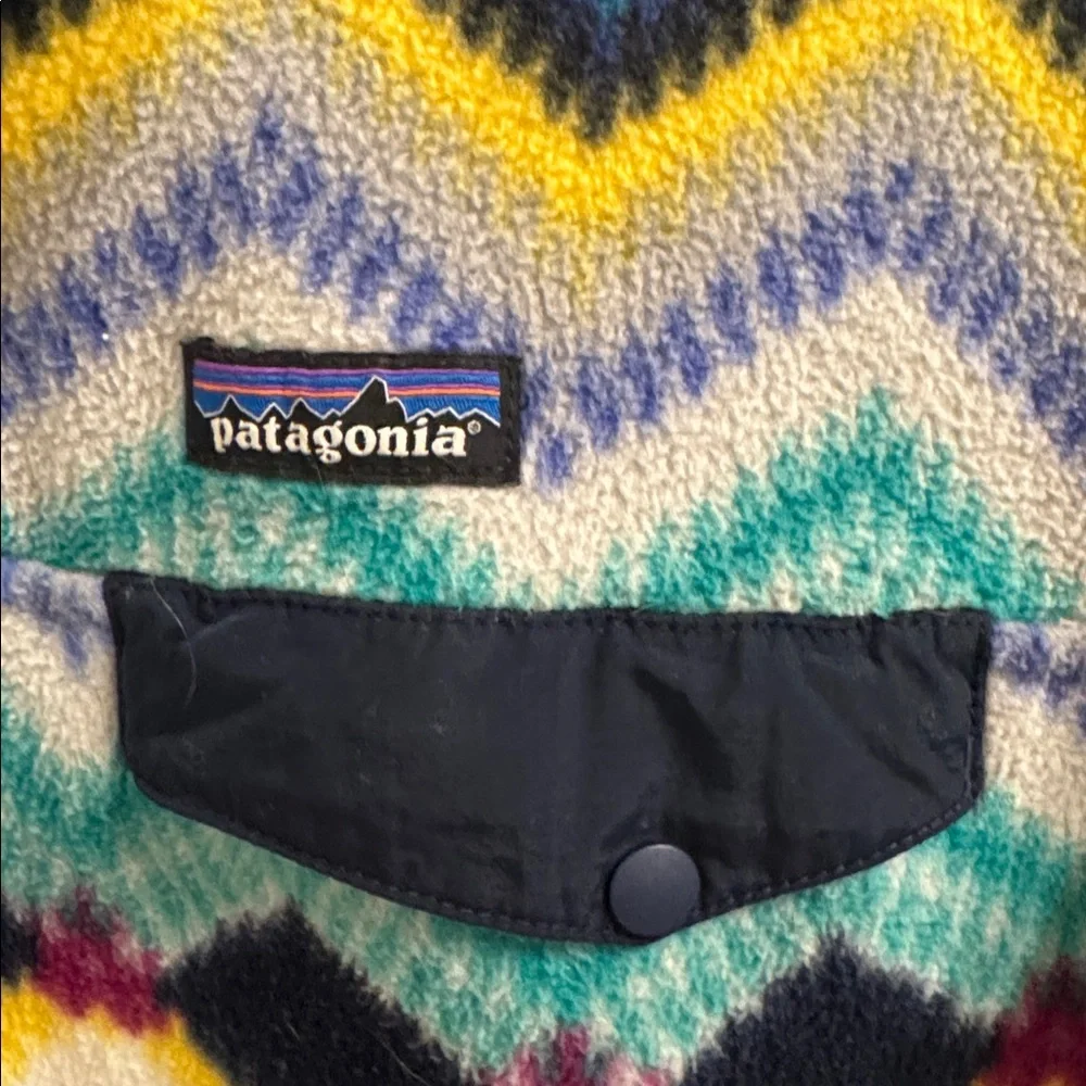 Patagonia Vintage Lightweight Synchilla Snap-T Pullover Large Fleece - Picture 5 of 8